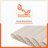 Woven PVC Table Mats / Placemats for Dining Table at Home (Evan - Set of 6)